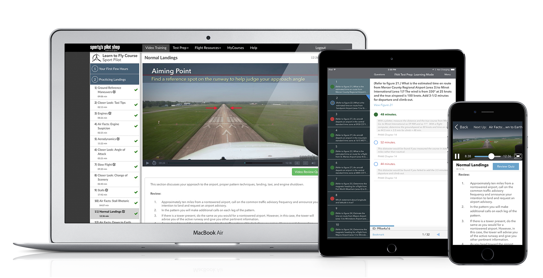 A look inside Sporty’s new Pilot Training app for iPhone, iPad and
